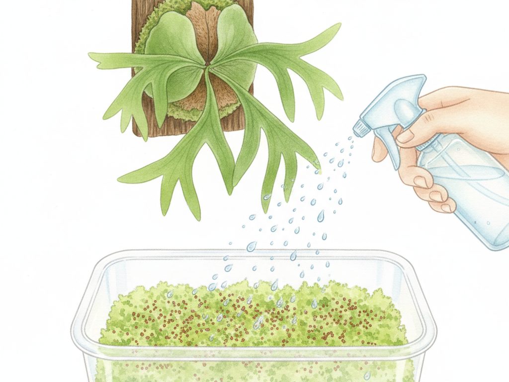 タッパーへの播種